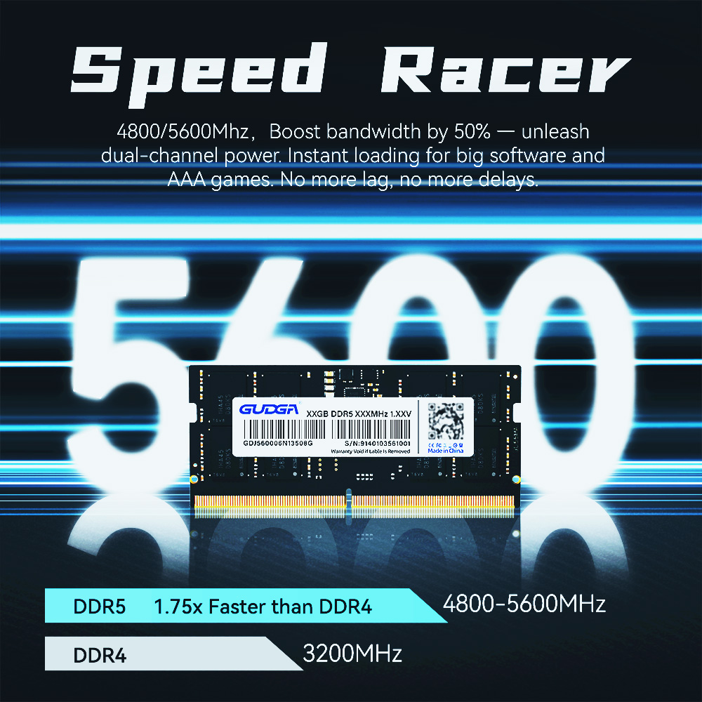 GUDGA DDR5 RAM 8GB 16GB 32GB D - Ddr5 32Gb 评论和价格