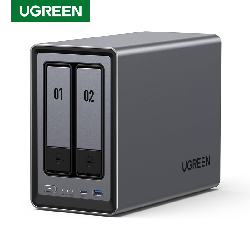 UGREEN NAS DXP2800 2 Bay Deskt - Ddr5 8Gb 评论和价格