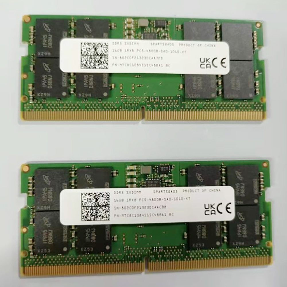 1PCS RAM 16GB 16G 1RX8 PC5-480 - Ddr5 Laptop Ram 评论和价格