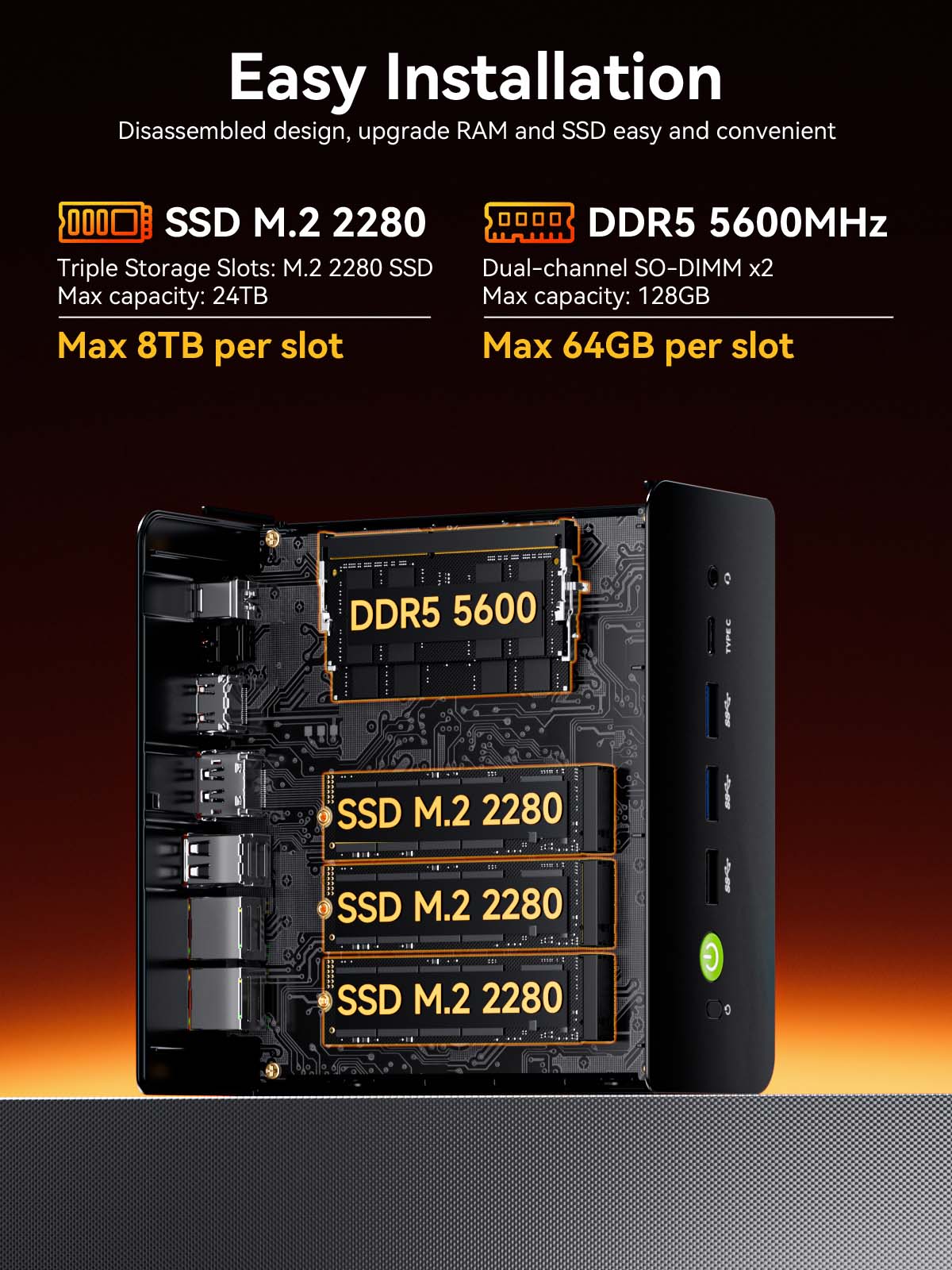 GMKtec K12 Mini PC AMD Ryzen™  - Ddr5 32Gb 评论和价格