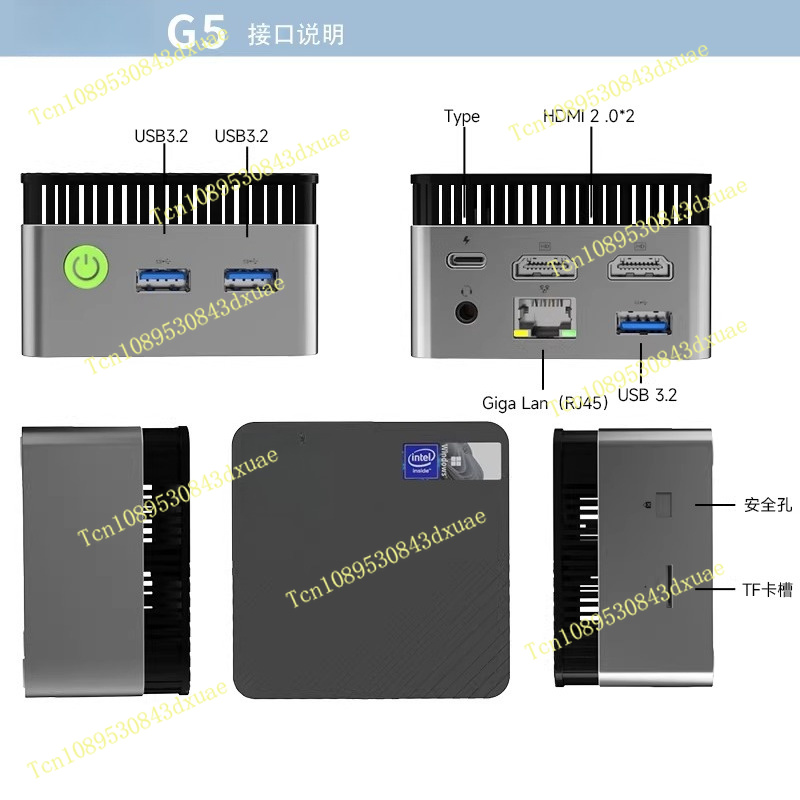 G5 Alder Lake N97 MINI PC Wind - Ddr5 4800Mhz 评论和价格