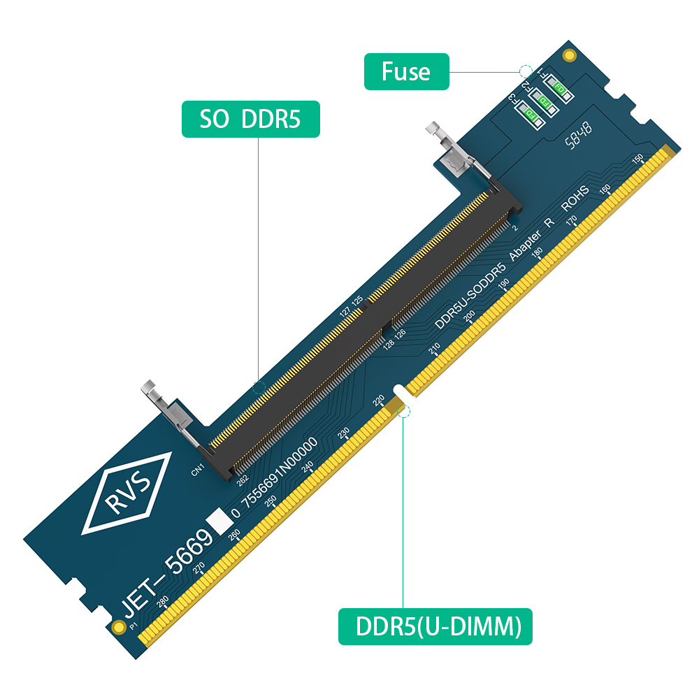 2PCS Laptop DDR5 RAM to SO DDR - Ddr5 Laptop Ram 评论和价格