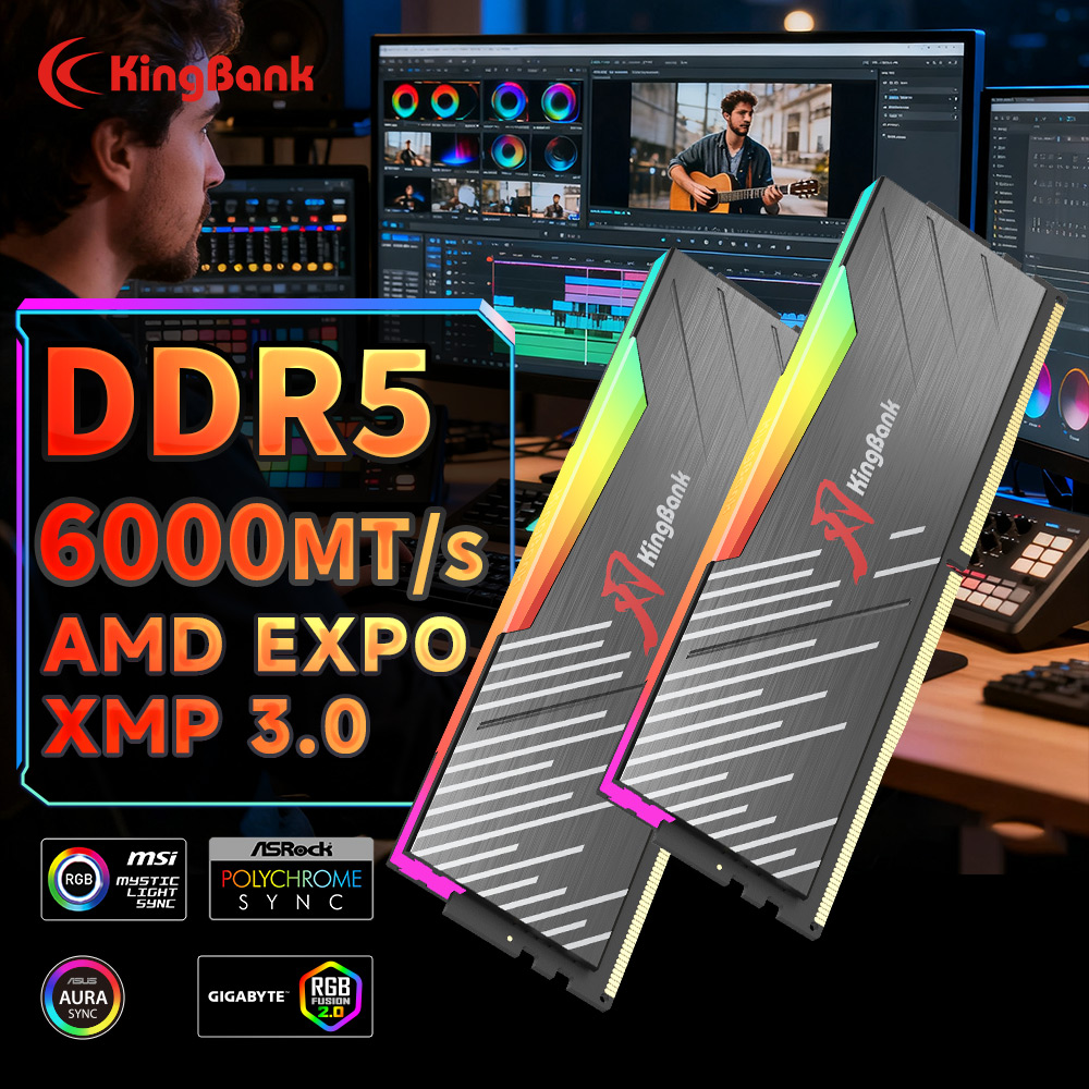 KingBank KRRB DDR5 RGB 16GB /1 - Ddr5 6000Mhz 评论和价格
