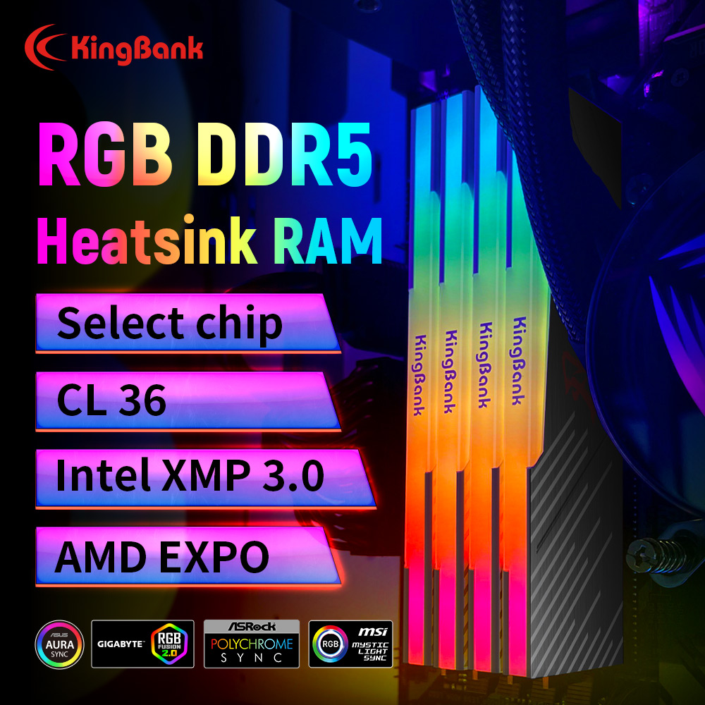 KingBank KRRB DDR5 RGB 16GB /1 - Ddr5 6000Mhz 评论和价格